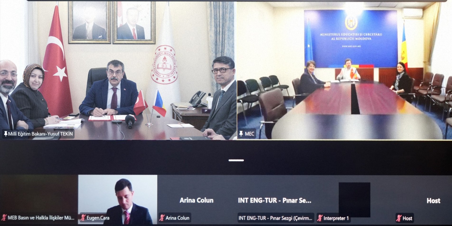 TÜRKİYE İLE MOLDOVA ARASINDA MESLEKİ EĞİTİM ALANINDA İŞ BİRLİĞİ ANLAŞMASI İMZALANDI